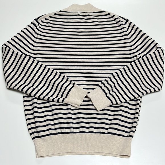 ✨ J.Crew✨ Cotton mock-neck sweater in stripe - Picture 7 of 12